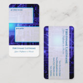 インタラクティブな個人的なオファーとお客様のメモneon 名刺 (正面/裏面)