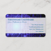 インタラクティブな個人的なオファーとお客様のメモneon 名刺 (裏面)