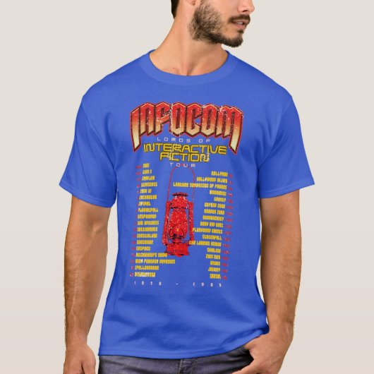 インタラクティブフィクションの王様 Infocom Tシャツ (正面)