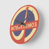 インターコスモス ラウンド壁時計 (傾斜)