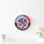 インターコスモス ラウンド壁時計 (ホーム)