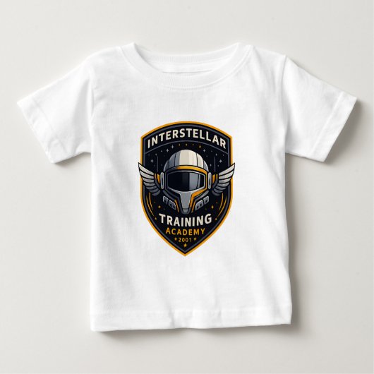 インターステラー・トレーニング・アカデミー ベビーTシャツ (正面)
