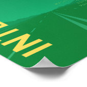 インターステート95 (I-95)ポスター(緑) ポスター (角)