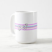 インターセックスプライドフラグ コーヒーマグカップ (正面左)
