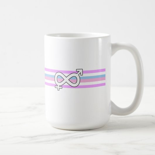 インターセックスプライドフラグ コーヒーマグカップ (右)