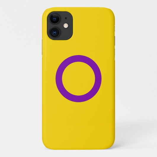 インターセックスプライドフラグ Case-Mate iPhoneケース (裏面)