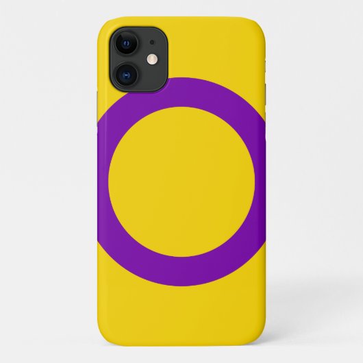 インターセックスプライドフラグ Case-Mate iPhoneケース (裏面)