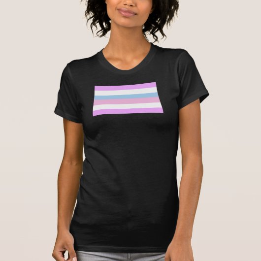 インターセックスプライドフラグ Tシャツ (正面)