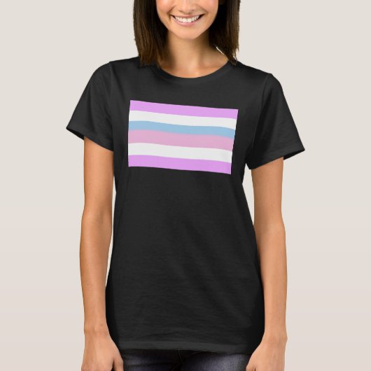 インターセックスプライドフラグ Tシャツ (正面)
