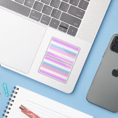 インターセックス・プライド・ストライプ シール (ノートパソコンとiPhone)