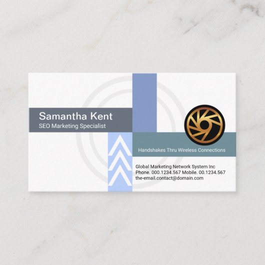 インターセプトリンクつながりSEOマーケティング 名刺 (正面)