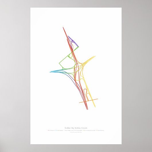 インターチェンジ振付:ケベック市, QC, CA ポスター (正面)