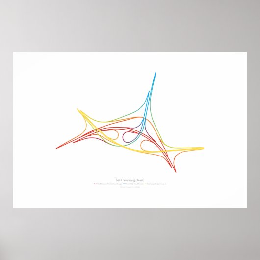 インターチェンジ振付：サンクトペテルブルク，ロシア ポスター (正面)