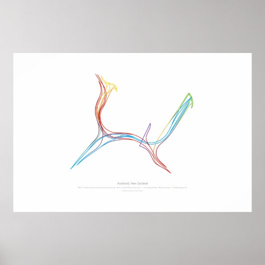 インターチェンジ振付:ニュージーランド,オークランド ポスター (正面)