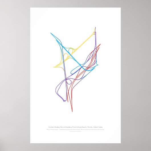 インターチェンジ振付：マイアミ，フロリダ，アメリカ ポスター (正面)