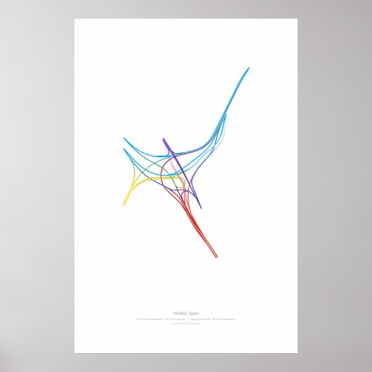 インターチェンジ振付:マドリード,スペイン1 ポスター (正面)