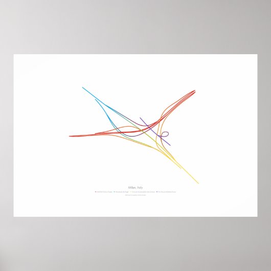 インターチェンジ振付:ミラノ,イタリア ポスター (正面)