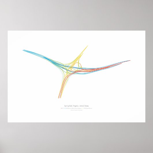 インターチェンジ振付: Springfield, VA, US ポスター (正面)