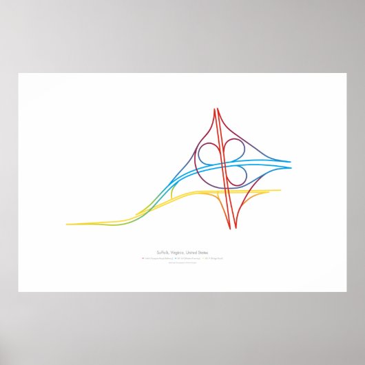 インターチェンジ振付： Suffolk, VA, US ポスター (正面)