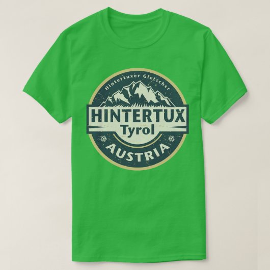 インターツクスチロルオーストリア Tシャツ (デザイン正面)