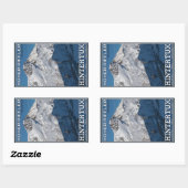 インタートゥックス – ホアーリフラー 長方形シール (シート)