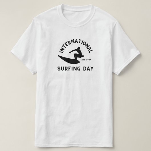 インターナショナルサーフィンデー Tシャツ (デザイン正面)