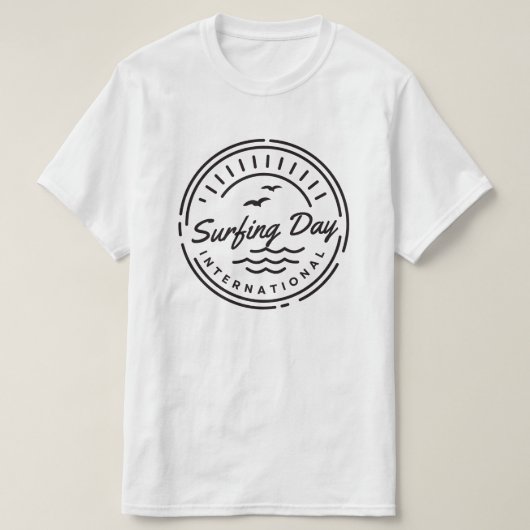 インターナショナルサーフィンデー Tシャツ (デザイン正面)