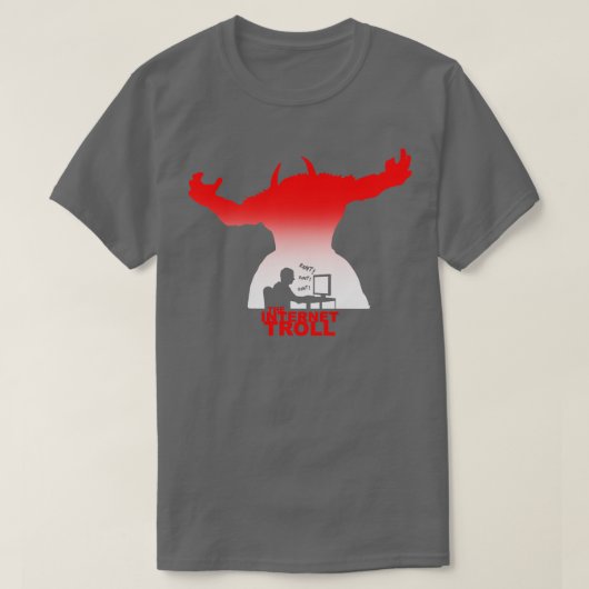 インターネおもしろいットトロールキーボード戦士ソーシャルメディア Tシャツ (デザイン正面)