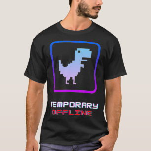インターネットつながりなしオフラインオタク系のおたくピクセルDe Tシャツ