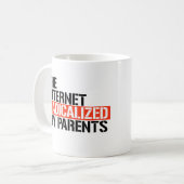 インターネットで両親が過激化 コーヒーマグカップ (正面左)