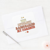 インターネットで両親が過激化 スクエアシール (封筒)