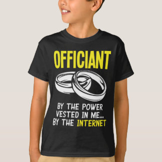 インターネットで叙任された冗談の役所のおかしな男性服 Tシャツ