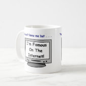 インターネットで有名ですか。 コーヒーマグカップ (正面左)