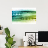 インターネットと個人情報を介したデータセキュリティ ポスター (ホームオフィス)