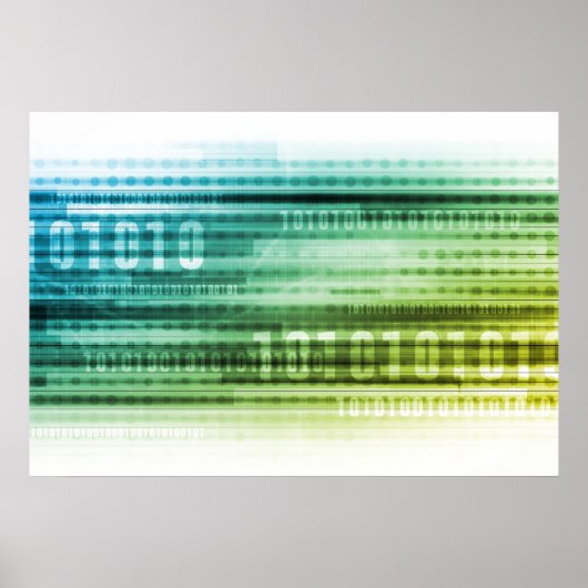 インターネットと個人情報を介したデータセキュリティ ポスター (正面)