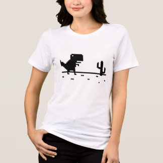 インターネットなしの恐竜 トライブレンドTシャツ
