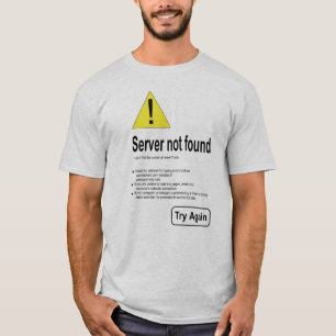 インターネットにアクセスできない Tシャツ