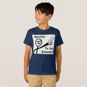インターネットに Tシャツ (正面フル)