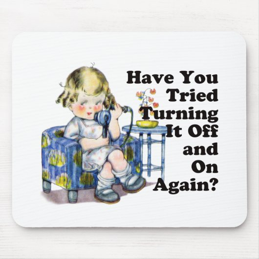 インターネットのユーモア マウスパッド (正面)