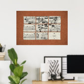 インターネットの動作 ポスター (ホームオフィス)