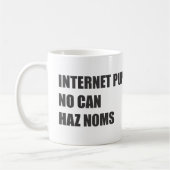 インターネットの子犬のマグ コーヒーマグカップ (左)