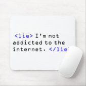 インターネットの常習 マウスパッド (マウス)