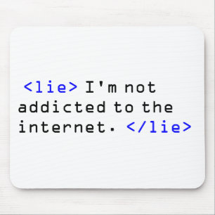 インターネットの常習 マウスパッド