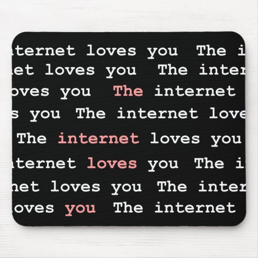 インターネットはマウスパッド愛します マウスパッド (正面)