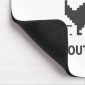 インターネットは壊れています従って私は今日外であります マウスパッド (コーナー)