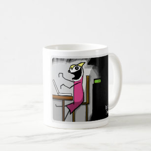 インターネットは永久に襲います コーヒーマグカップ