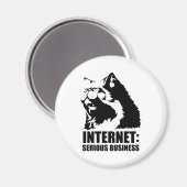 インターネットは深刻なビジネスである マグネット (正面/裏面)