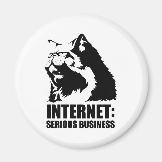 インターネットは深刻なビジネスである マグネット (正面)