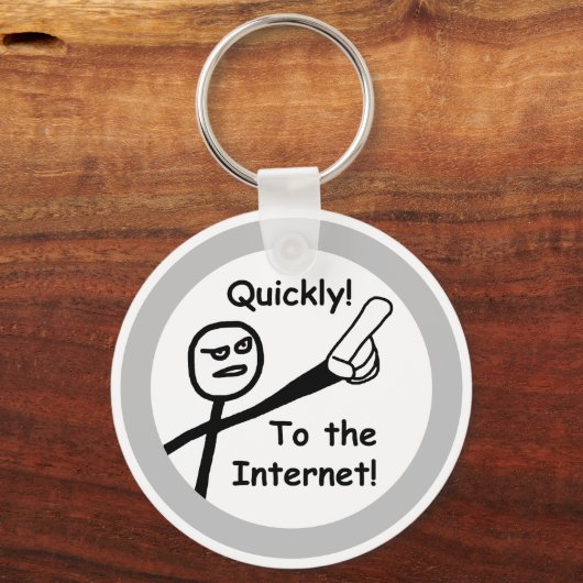 インターネットへ キーホルダー (正面)