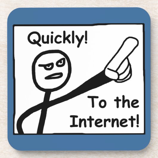 インターネットへ コースター (正面)